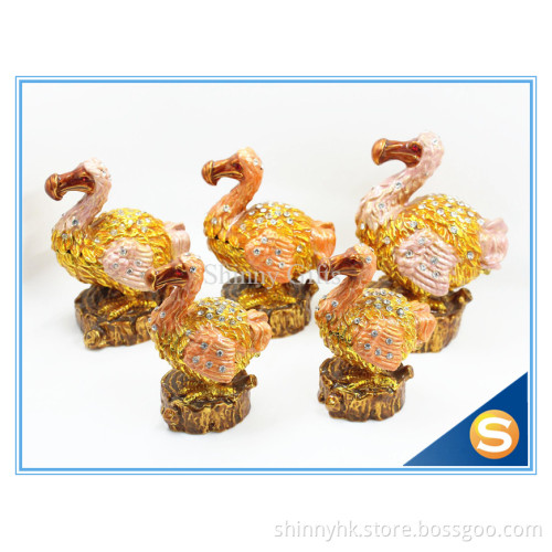 Mauritius Meatl Animal DoDo Bird Trinket Box For decoration SCJ361